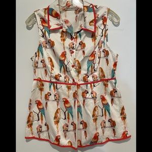 Chelsea & Violet patterned peplum top